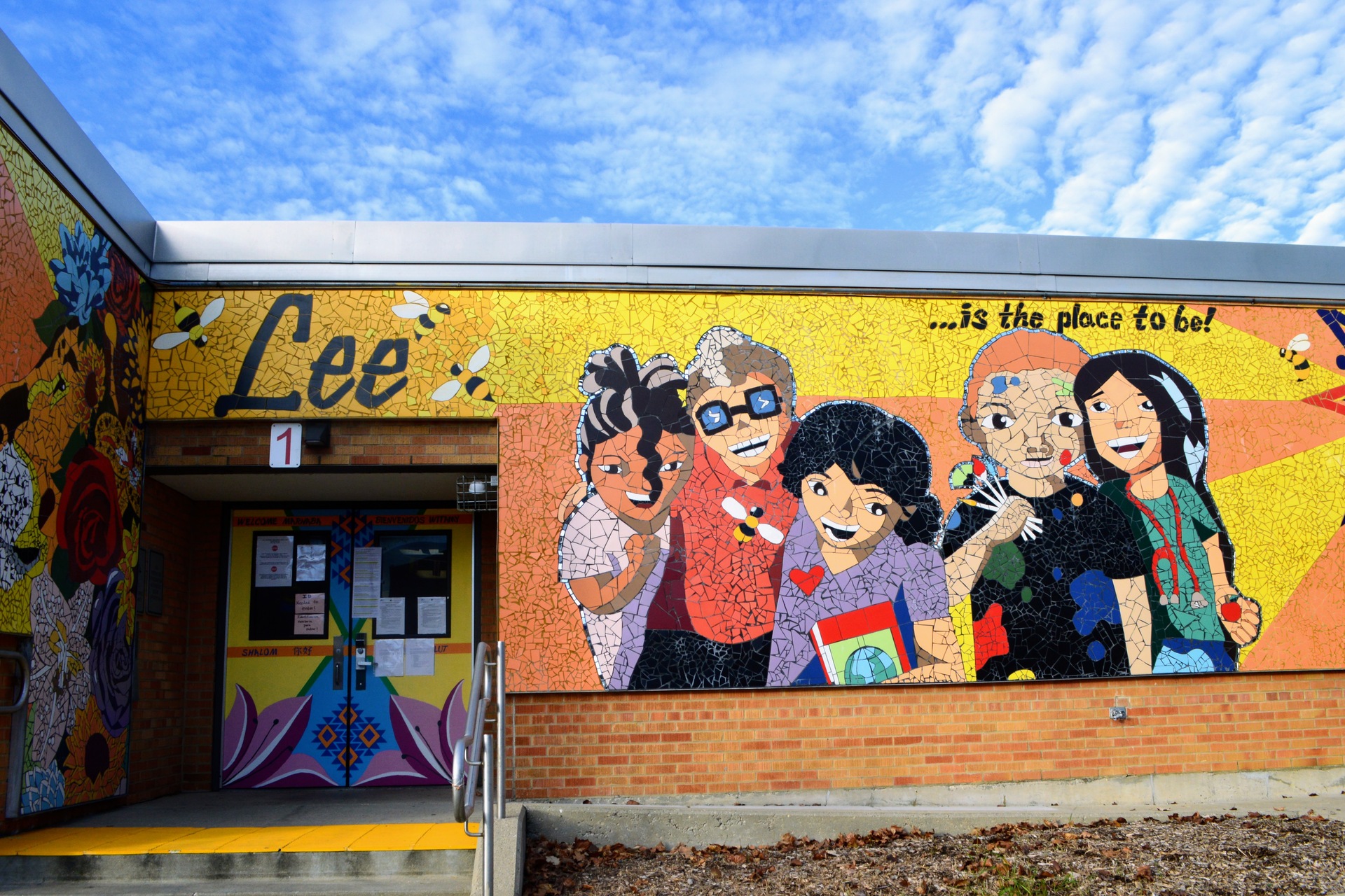 Mural outside school