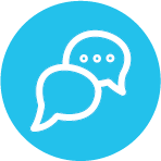 Speech bubble icon