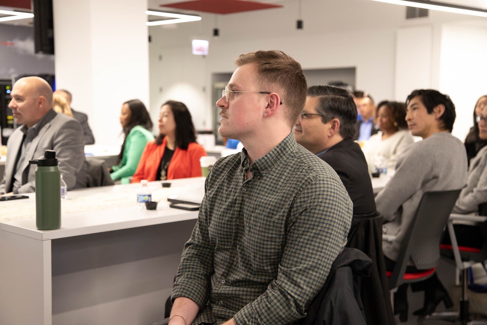 Attendees at presentation