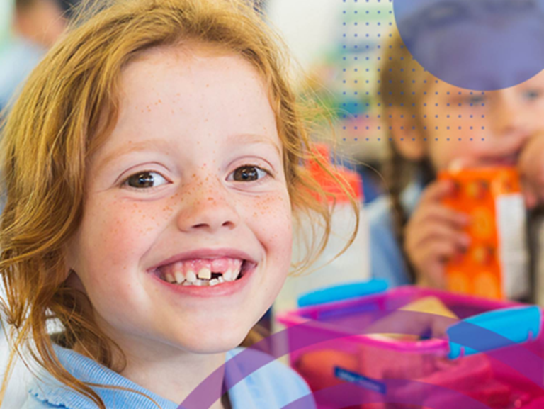 Young student smiling