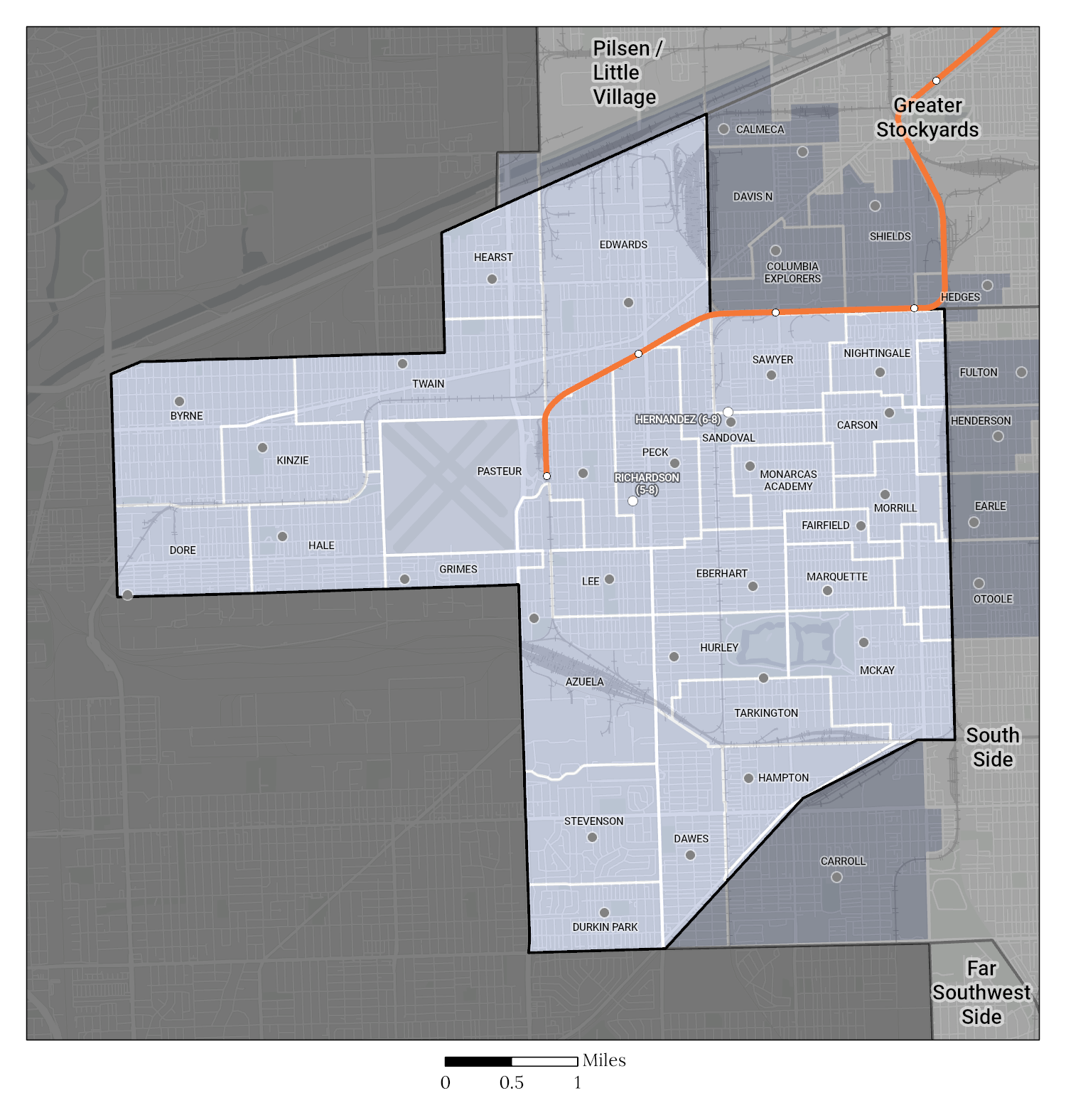 Greater Midway ES Map