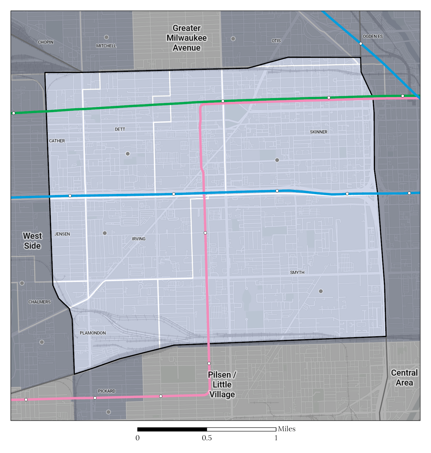 Attendance Area Maps ES Near West Side