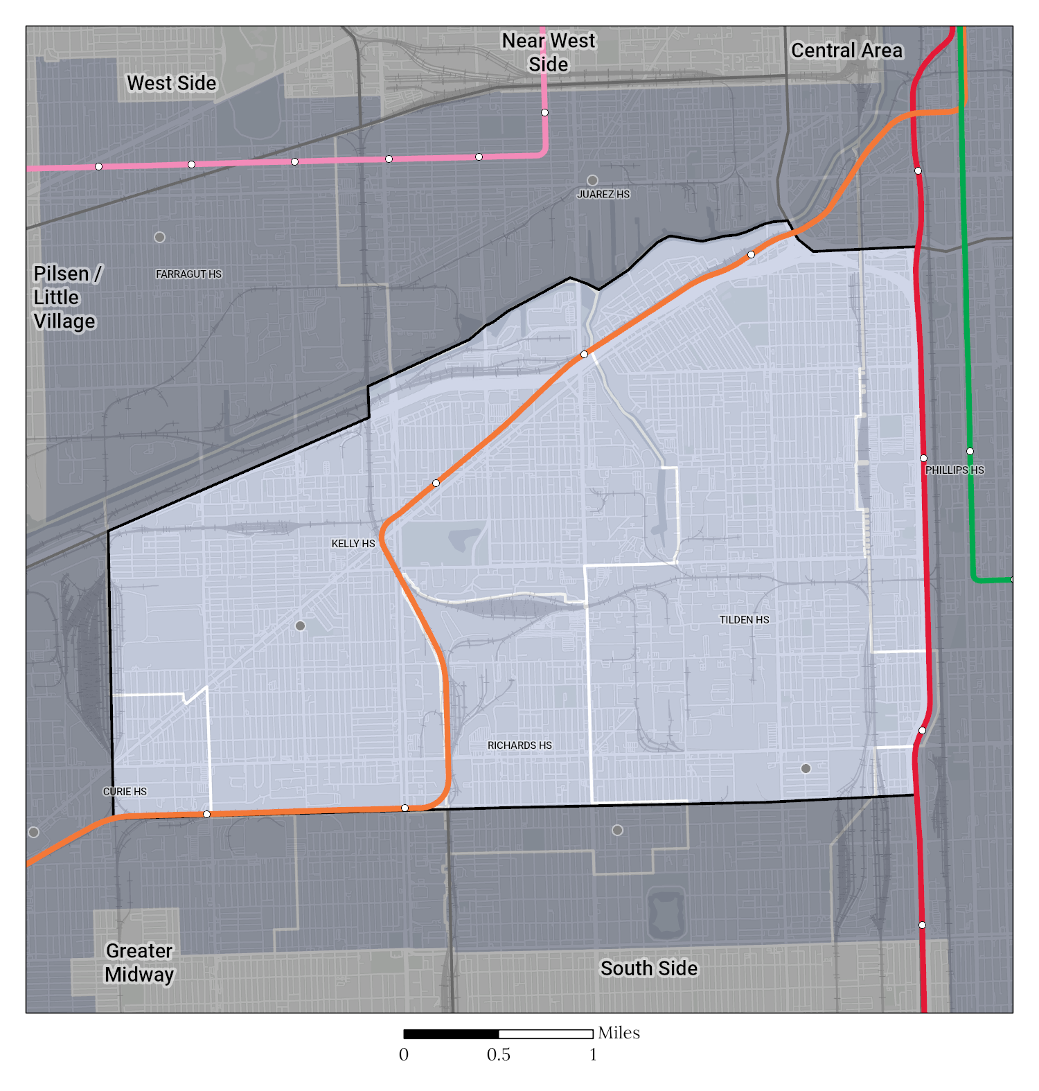 HS Boundary map of Greater Stockyards