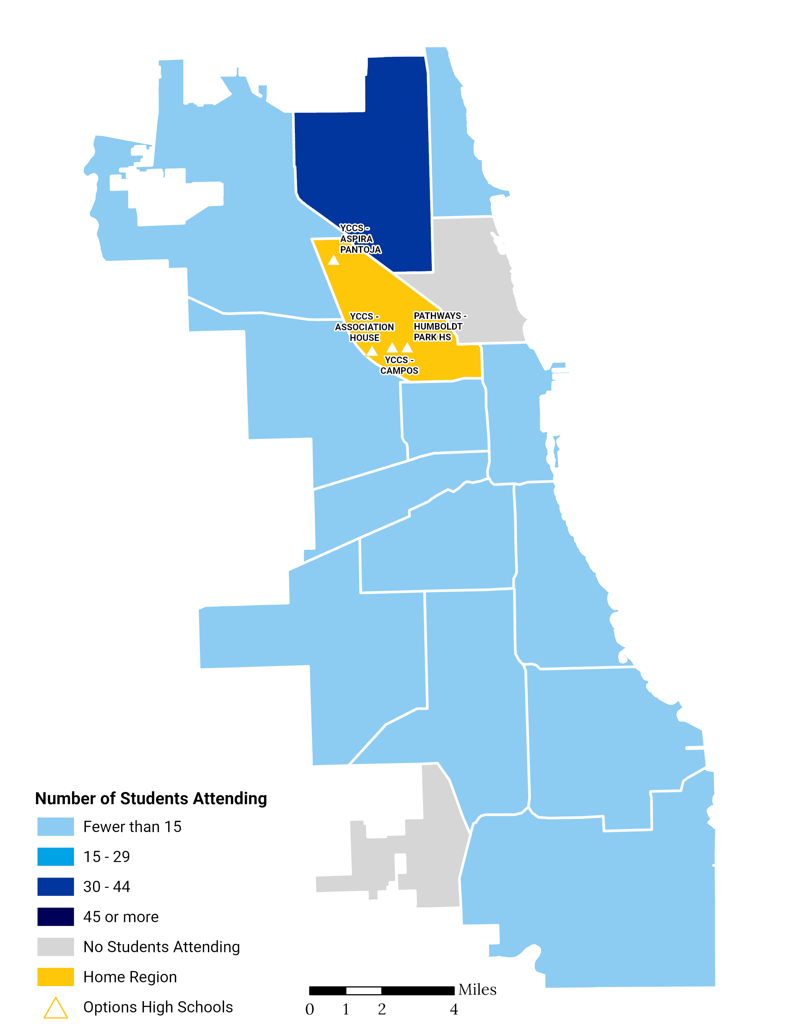 Options HS Choice Footprint Map Greater Milwaukee Avenue Milwaukee Avenue.png