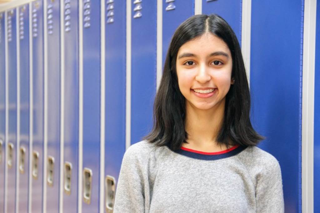 Riya Joshi smiling