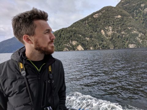 Ramin Pictured Crossing the Cook Strait