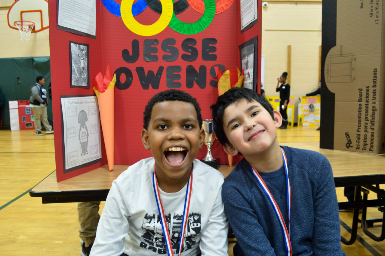 Hampton Students Alijah S. (Left) and Izaiah S. (Right)